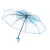 Internet Hot New Transparent Umbrella Personality Student Rain