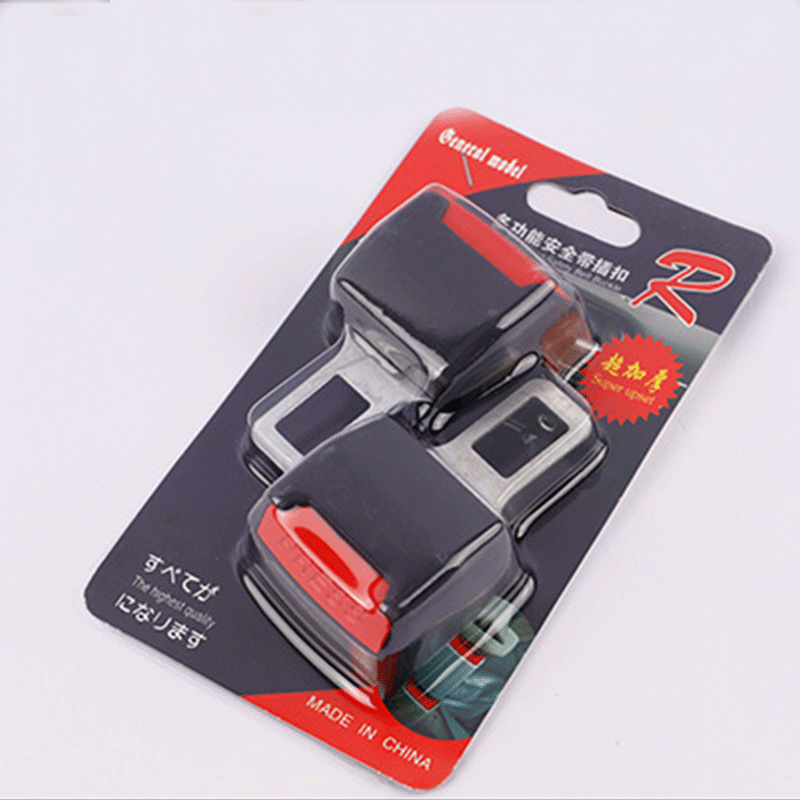 universal car seat belt extender release buckle safety belt lengthened connector card holder plug bolt