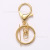 Ornament Zinc Alloy Key Ring DIY Ornament Accessories Three-Piece Set Lobster Buckle Four-Section Chain 8-Word Buckle