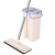 Lazy Hand-Free Flat Mop Wet and Dry Mop Bucket Set Wooden Floor Dehydration Mop Scratch-off Mop