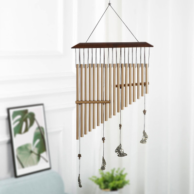 Butterfly Harp Aluminum Tube Wind Chimes Holiday Couple Gift Home Decoration Metal Hardware Pendant Beautiful Sound