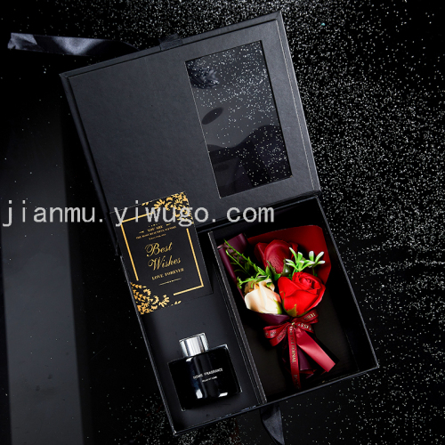 spot supply aromatherapy gift box christmas valentine‘s day birthday creative gift soap bouquet box hand gift