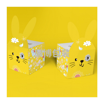 Creative Cartoon Rabbit Shaped Christmas Apple Box Packaging New Year Candy Box Wedding Gift Box Customized