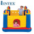 Intex48259 Castle Trampoline Children's Trampoline Inflatable Folding Small Indoor Naughty Fort