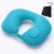 PVC Flocking Plush Cloth Cover Inflatable Pillow Outdoor Travel Cushion U-Shaped Pillow