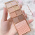 Eye Nine Colors Eye Shadow Plate Female Matte Shimmer Water Ripple Blush Eye Shadow Highlight Repair Makeup Palette