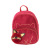 Holland Velvet Cat Backpack Girl Solid Color Embroidered Backpack Travel Cute Backpack Cat Velvet Bag
