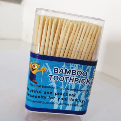 Bamboo Toothpick New Jade Square Toothpick Bottled Environmentally Friendly High-End Hotel Home Practical Disposable Toothpick