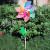 Striped Dot 42cm Children's Toy Colorful Wooden Pole Windmill Outdoor Kindergarten Decoration Garden Windmill Wholesale