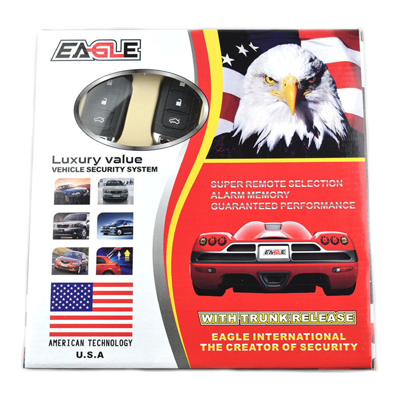 Eagle Octopus Car Burglar Alarm Eagle Car Alarm System Middle East Car 12V Alarm