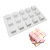 15-Piece Rubik's Cube Mousse Cake Silicone Mold DIY Homemade Chocolate Dessert Pudding Ice Cream Grinding Tool