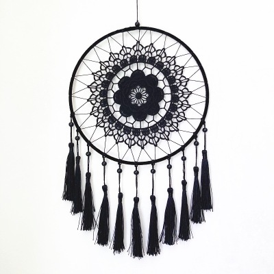 New Modern Simple Dreamcatcher Hanging Decoration Creative Home Decorative Wall Hangings Lace Flower Tassel Hanging Decoration E-Commerce Supply