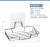 Stainless Steel Soap Holder Toilet Drainage Punching Free Soap Box Bathroom Rack Wall-Mounted Soap Rack