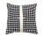 Nordic Ins Cotton and Linen Pillow Modern Minimalist Houndstooth Pillow Living Room Sofa Cushion Car and Office Cushion
