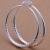 AliExpress New Simple Elegant Electroplated Thick Silver round Earrings Personalized Festival Earrings Earring Pendant for Ladies