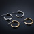 Meiyu Ornament New European and American Fashion Creative Curved Snake Stud Earrings Daily Wear Simple Ornament