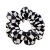 Modern Chessboard Grid Series Hair Accessories Black and White Plaid Large Intestine Ring Headband Wide Headband Fabric Hair Rope Japanese and Korean Headband for Women