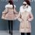 2021 Winter New Glossy down Cotton-Padded Coat Women's Mid-Length Fashion Korean Style Casual Thickening Bright Leather Disposable Cotton-Padded Jacket