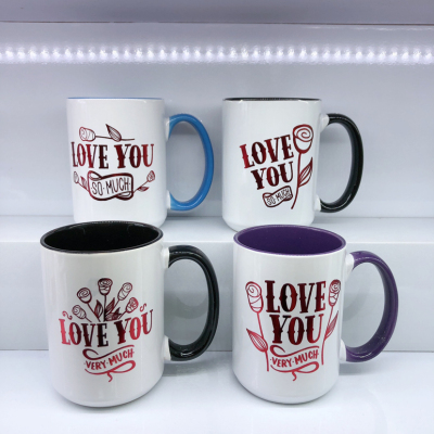 Lv428 Valentine's Day Ceramic Cup Wedding Gift Cup Mug Love Water Cup Daily Necessities Cup2023