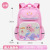 Primary School Student Schoolbag Cute Stylish and Lightweight Backpack Schoolbag LZJ-3475