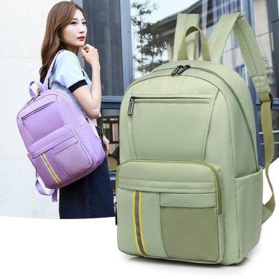 Foreign Trade Wholesale Spring and Autumn New Fashion Composite Cloth Shoulder Leisure Sports Travel Women's Bag Backpack Tide One Piece Dropshipping