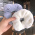 New Plush Large Intestine Ring Korean Style Cream Solid Color Autumn and Winter Plush Intestine Circle Girlish Fresh Pork Intestine Hair Ring