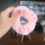 New Plush Large Intestine Ring Korean Style Cream Solid Color Autumn and Winter Plush Intestine Circle Girlish Fresh Pork Intestine Hair Ring