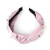 New Korean Style Pearl Headband Temperament Pure Color Wide-Edged Headband Women's Fresh Face Wash Hair Bands Factory Wholesale Hair Accessories