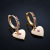 Meiyu Amazon New Ornament Factory Wholesale Trend Ear Clip Copper-Plated Gold Micro Inlaid Colorful Crystals Heart Earrings Earrings