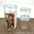 S42-L393 AIRSUN Transparent Sealed Storage Jar Cereals Food Snacks Dried Food Melon Seeds Tea Storage