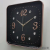 14-Inch Plastic Quartz Wall Clock 3D Wall Clock Stick-on Crystals Home Decoration Wall Clock Fashion Creative Clock Watch Wholesale