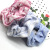 New Fresh Soft Fabric Plaid Large Intestine Ring Girl Light Color Intestine Hair Ring Ins Style Pork Intestine Hair Ring