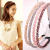Yingmin Accessory Korean Style Headdress Shining Double Row Crystal Handmade Beaded Headband DIY Hair Accessories for Women