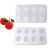 8-Piece Three-Dimensional Litchi Silicone Mold Creative Fruit Dessert Mousse Chocolate Cake Decoration Abrasive Tool