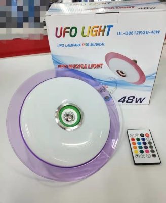 [New] Led UFO Bluetooth Color Light Edge Led UFO Lights 24W/48W Party Ambience Light Decorative Lights