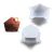 Three-Dimensional Five-Pointed Star Chocolate Mousse Silicone Mold Diamond Cake DIY Polygon Baking Utensils