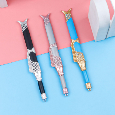 2021 New Creative Fish-Shaped Sword Gel Pen Cute Cartoon Student Office Supplies Signature Pen Black Stationery