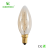 C35-Tip Bubble Winding Edison Vintage Tungsten Bulb E14 Screw Dimming Glass Candle Bulb