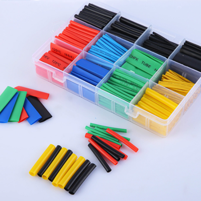 [Heat Shrink Tube] Supply Color 560PCs Heat Shrink Tube Boxed Set Flame Retardant Flame Retardant Insulation Bag Heat Shrink Tube