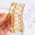 Korean Fashion Ins Transparent Catch Gap Former Red Candy Color Shower Updo Claw Clip Ponytail Hairpin