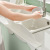 Silica Gel Sucker Water Baffle Household Sink Sink Dishpan Kitchen Splash-Proof Water Separator Baffle Washing Basin