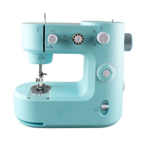 New FHSM-398 Multi-Functional 5-Stitch Sewing Machine Mini Portable Lock Edge Household Sewing Machine