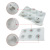 6-Piece Water Drop Mousse Cake Silicone Mold DIY Chocolate Pudding Jelly Ice Cream Baking Tool