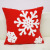 Factory Embroidered Canvas Towel Embroidery Christmas Nordic Ins Pillow Three-Dimensional Sofa Living Room Room Pillow and Cushion Cover