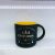 Ch409 Christmas Ceramic Cup Frosted Cup Water Cup Mug Daily Necessities Cup Black Background Silver Word Cup2023
