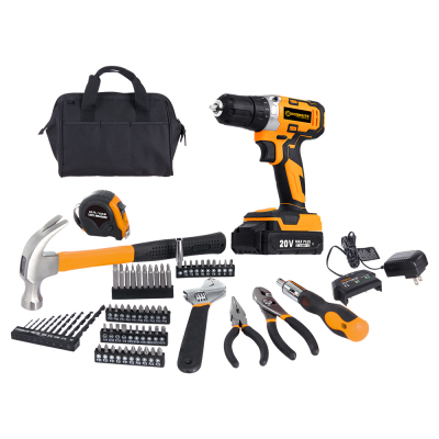 WORKSITE Customized 20V Cordless Drill Set 70Pcs with Hand T