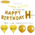 Gold Black Rose Golden Birthday Set Aluminum Film Latex 12-Inch 18-Inch Balloon Combo Party Supplies Scene Layout