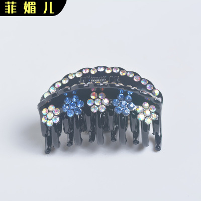 Kaka Customized Internet Celebrity Hot Sale Barrettes Female Back Head Hairpin Grip New Hair Claw