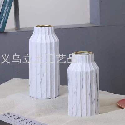 Gao Bo Decorated Home Home Daily Decoration European Gold Outline Ceramics Vase Decoration