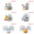 Cheering Duck Silicone Mold Plaster Aromatherapy Mold DIY Creative Decoration Epoxy Mold Baking Utensils